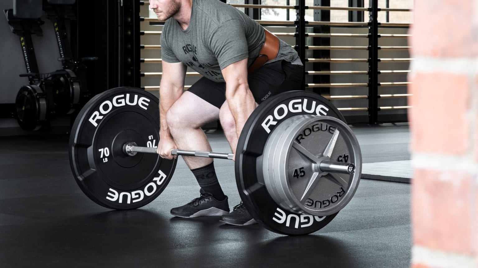 Deadlift without deals bumper plates